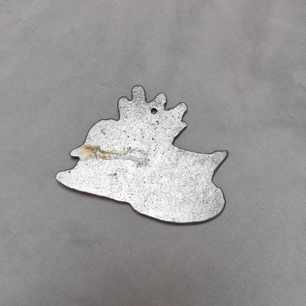 Vintage 1989 Carson Pewter Bird Ornaments Set of 12 Chickens, Ducks Cardinals
